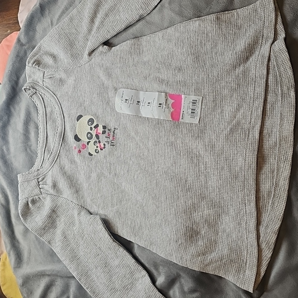 L Gray Shirt size 18 months of age